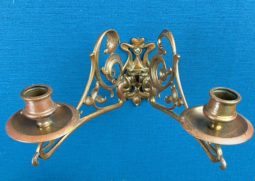 Pair antique brass - pair,