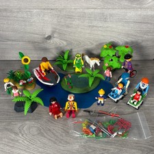 Playmobil Park Bundle Lots of Figures Accessories Trees Pond Custom Mixed Joblot