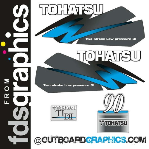 Tohatsu 90hp tldi outboard - tohatsu,