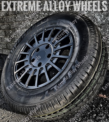 Black alloy wheels - black,