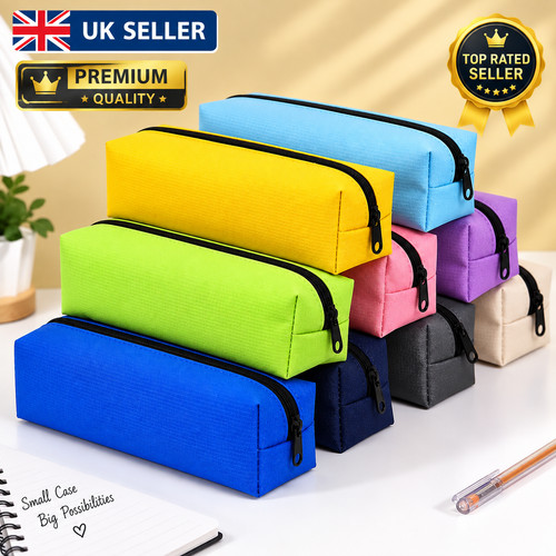 Portable large pencil case - large, zip