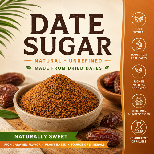 Date sugar powder - powder, (tunisian)