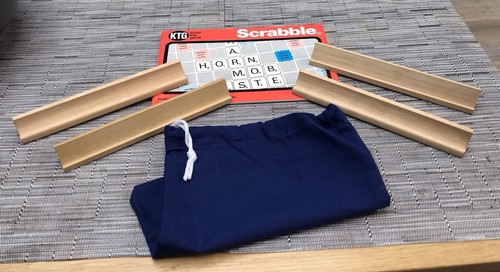 Wooden scrabble tile - wooden,
