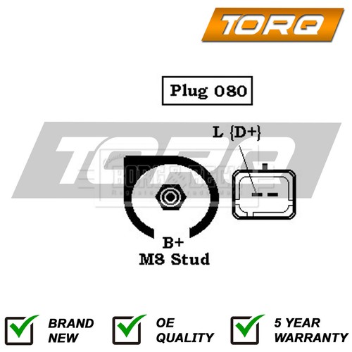 Alternator torq fits renault - torq,