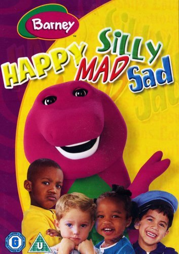 Barney happy mad silly sad - happy,