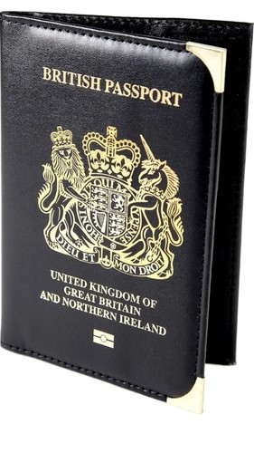 British passport holder cover - british,