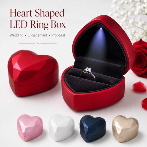 Heart shaped ring gift - shaped,
