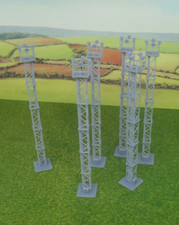 6 x New No.58 N GAUGE LIGHTING TOWER (BULK X 6)  unpainted. SUIT FARRISH