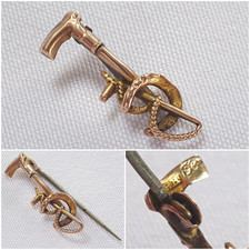 Antique 9ct Gold Cravat Pin