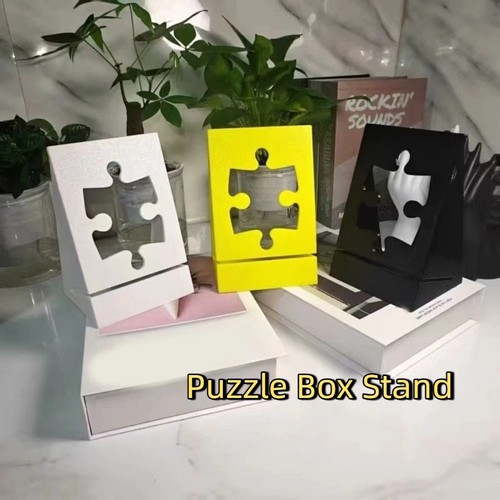 Puzzle box stand photo frame - box,