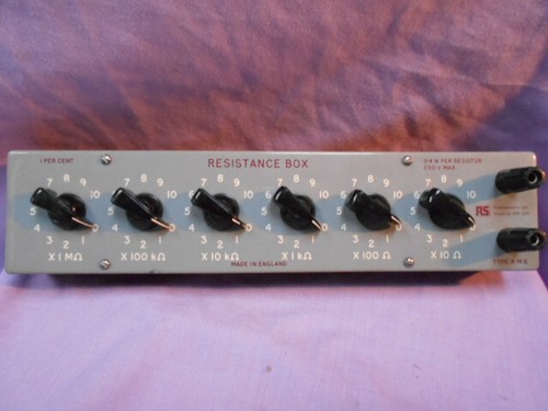 Decade resistance box model - decade,