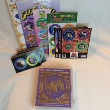 POGS milk caps collection:  Micro Tournament NIP, Exxon, Star Trek, Sunkist +