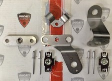 Ducati bellypan fairing bracket SET + hose bracket 748RS 916 Racing 996RS 998RS