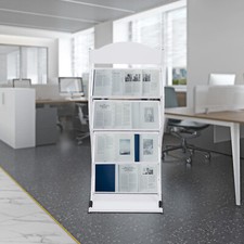 4 Tier Freestanding Magazine