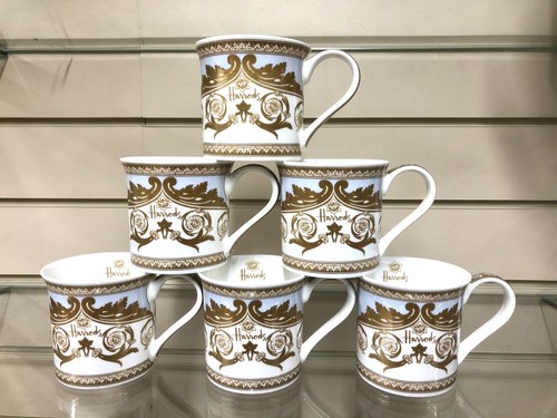 Harrods coffee mug - coffee, blue