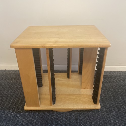 Wooden rotating dvd - cd, dvd/game
