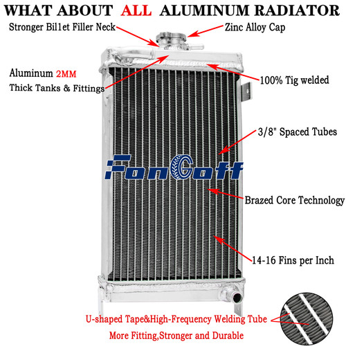 All aluminum 3row radiator for - aluminum,