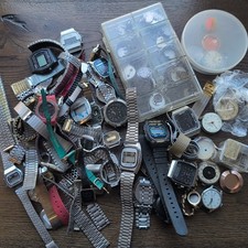 Lot of Watch Parts and Watches for Spares or Repair (DL23)
