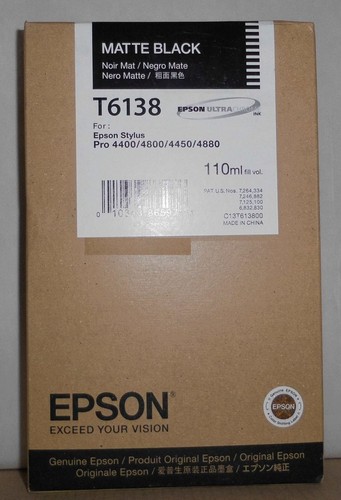 Genuine epson t6138 ink - t6138, matte