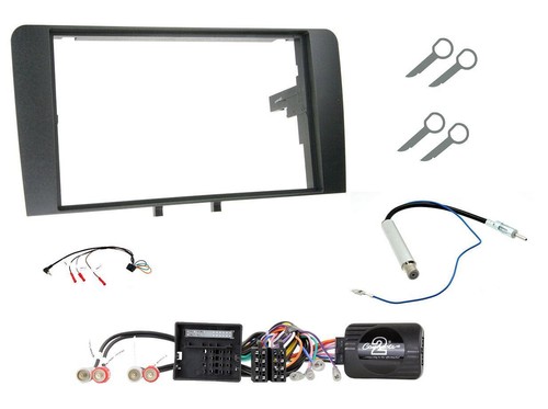 Double din facia panel - double, stalk