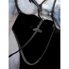 Equiline Rubber Grip Reins Black