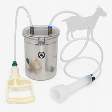 2L Manual Goat Sheep Milking Machine Hand Pump Portable Stainless Steel Farm ✅UK