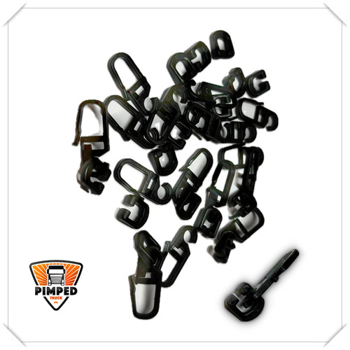 Black curtains hooks for truck - curtains,