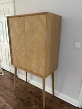 Cox And Cox Oak Chevron Drinks