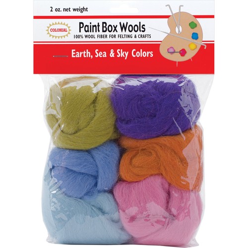 Colonial paint box wools - box,