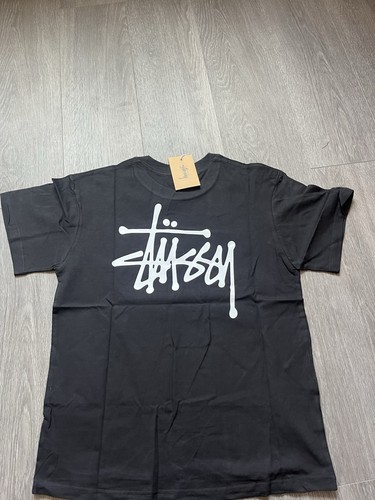 Stussy plain black size - stussy,