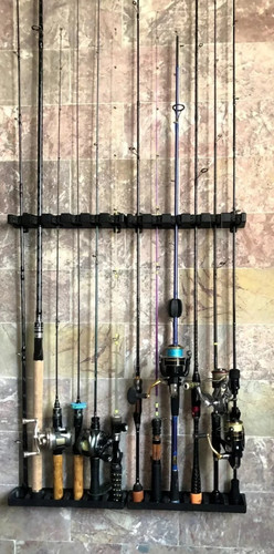 Wall mounted fishing - mounted,
