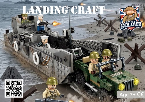 Ww2 day landing - landing, craft