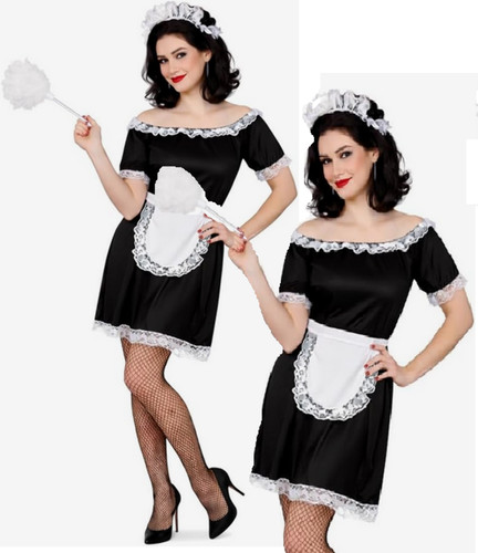 French maid costume black - costume,