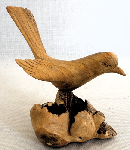 Carving wooden bird on - carving,,