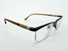 Starck Mikli Alux PL0302 Eyeglasses FRAMES 0026 Brown 56[]17-140 Silver K719