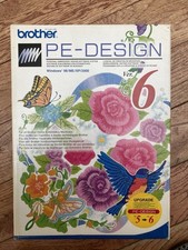 Brother Home Embroidery PE-Design Software System Windows 98/ME/XP/2000 Ver 5-6