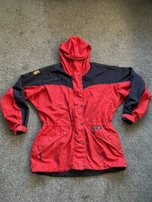 Paramo Jacket,waterproof,red,medium,hood,men,outdoors,pockets,zip