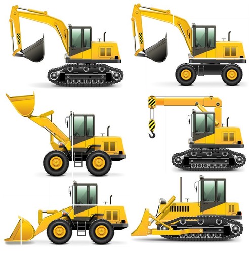 Diggers construction builders - diggers,