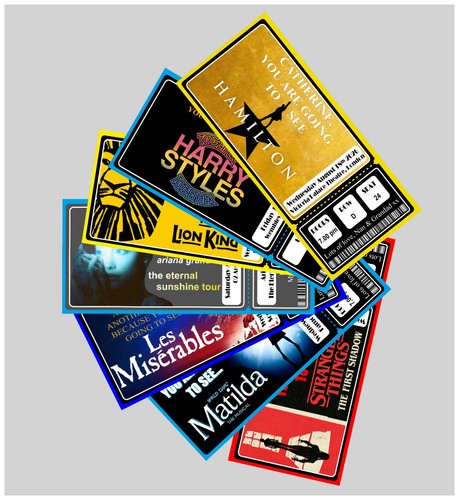 Concert ticket personalised - |,