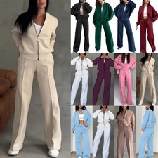 Ladies 2PCs Joggers Tracksuit