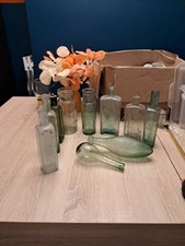 10 Vintage Bottles And Jars
