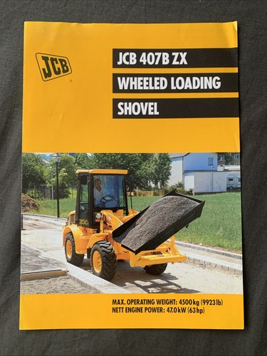 Jcb 407b wheeled loading - zx,