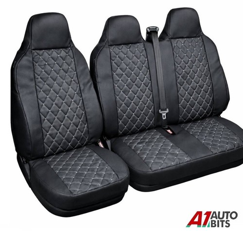 Black diamond leatherette - black, 2+1