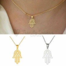 Hamsa Fatima Hand Palm Pendant
