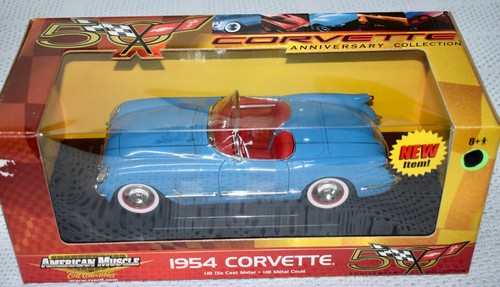 American muscle 1954 blue - muscle,