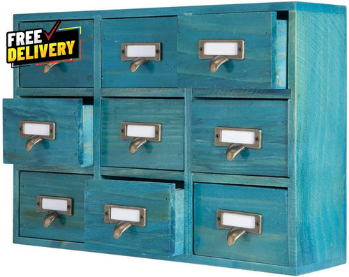 Drawers library card catalog - 9,
