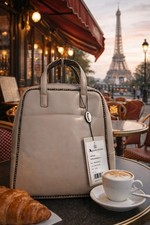 Aquascutum Mini Bowler Taupe