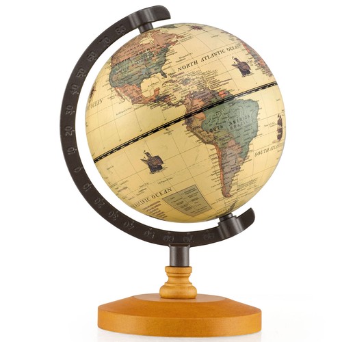 Gymax antique globe - globe, 14cm