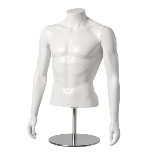 Headless matt white male - headless,