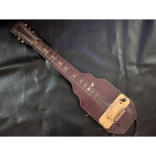 1950 Kalamazoo KEH Lap Steel Guitar Electric String Instrument Brown